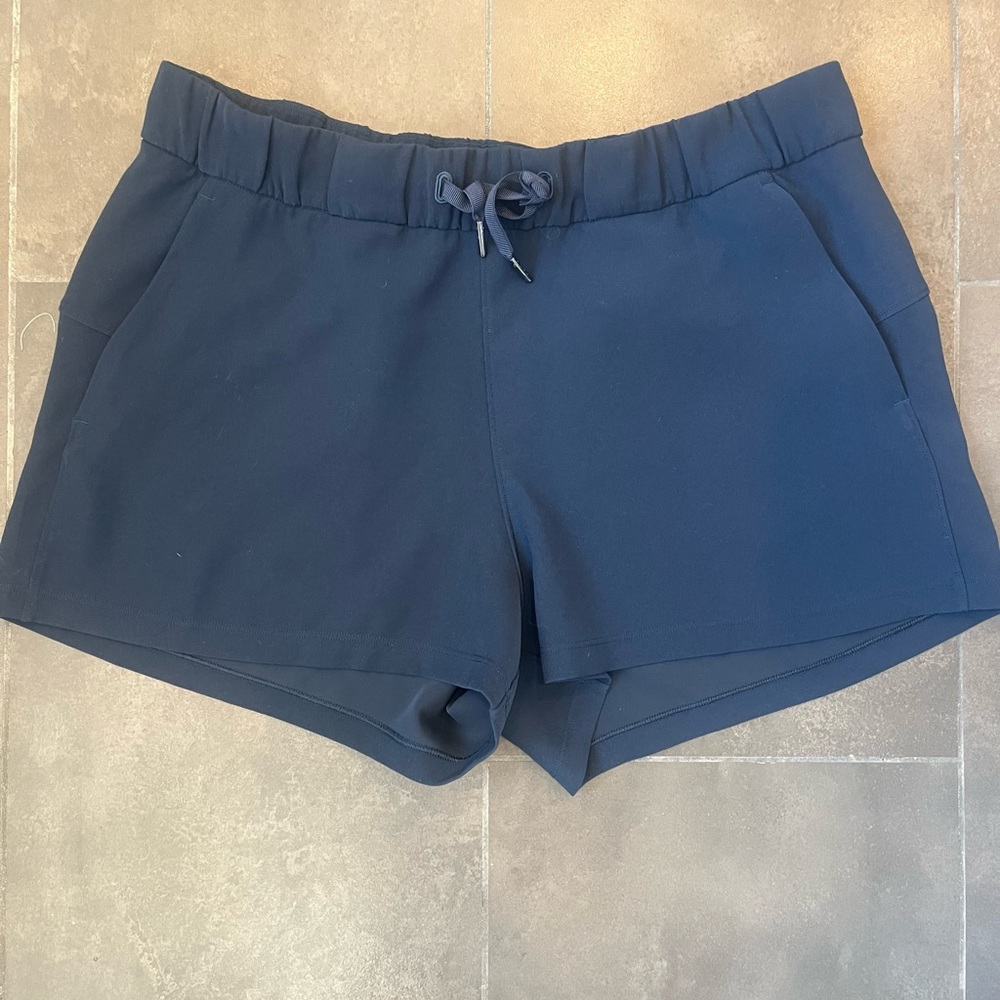 lululemon athletica Navy On The Fly Shorts